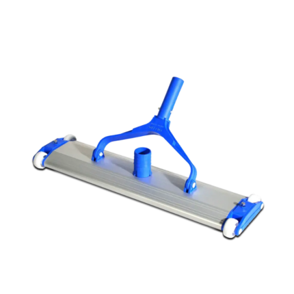 LIMPIAFONDO ALUMINIO 48 CM 4 RUEDAS Y CEPILLO PP